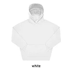 INFLUENCE HOODIE oversized kapuutsiga pusa: valge