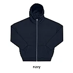 INFLUENCE ZIP HOOD oversized kapuutsi ja lukuga pusa: tumesinine