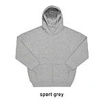 INFLUENCE ZIP HOOD oversized kapuutsi ja lukuga pusa: säbruline hall