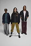 INFLUENCE ZIP HOOD oversized kapuutsi ja lukuga pusa
