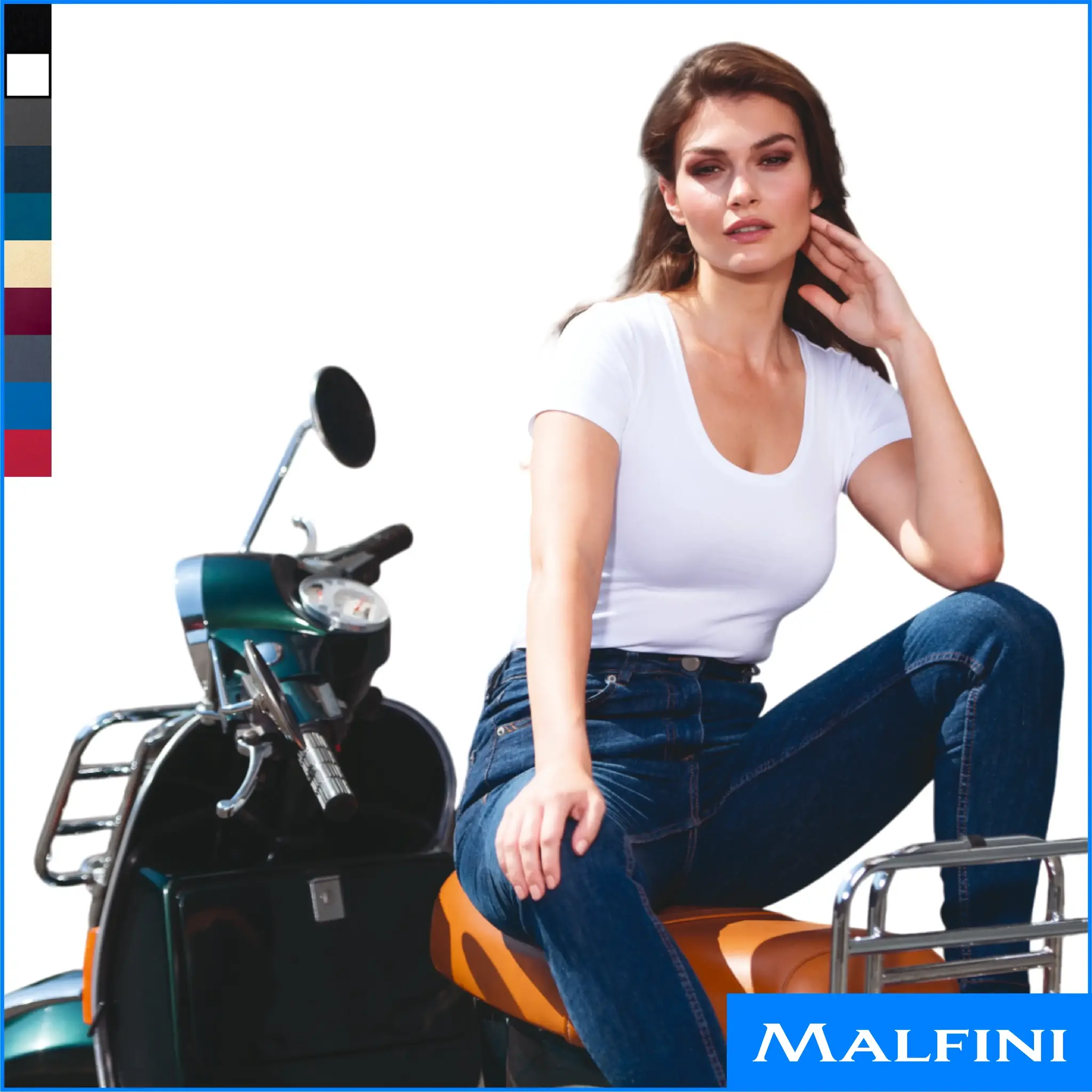 ACTION W naiste elastaan-puuvillast särk