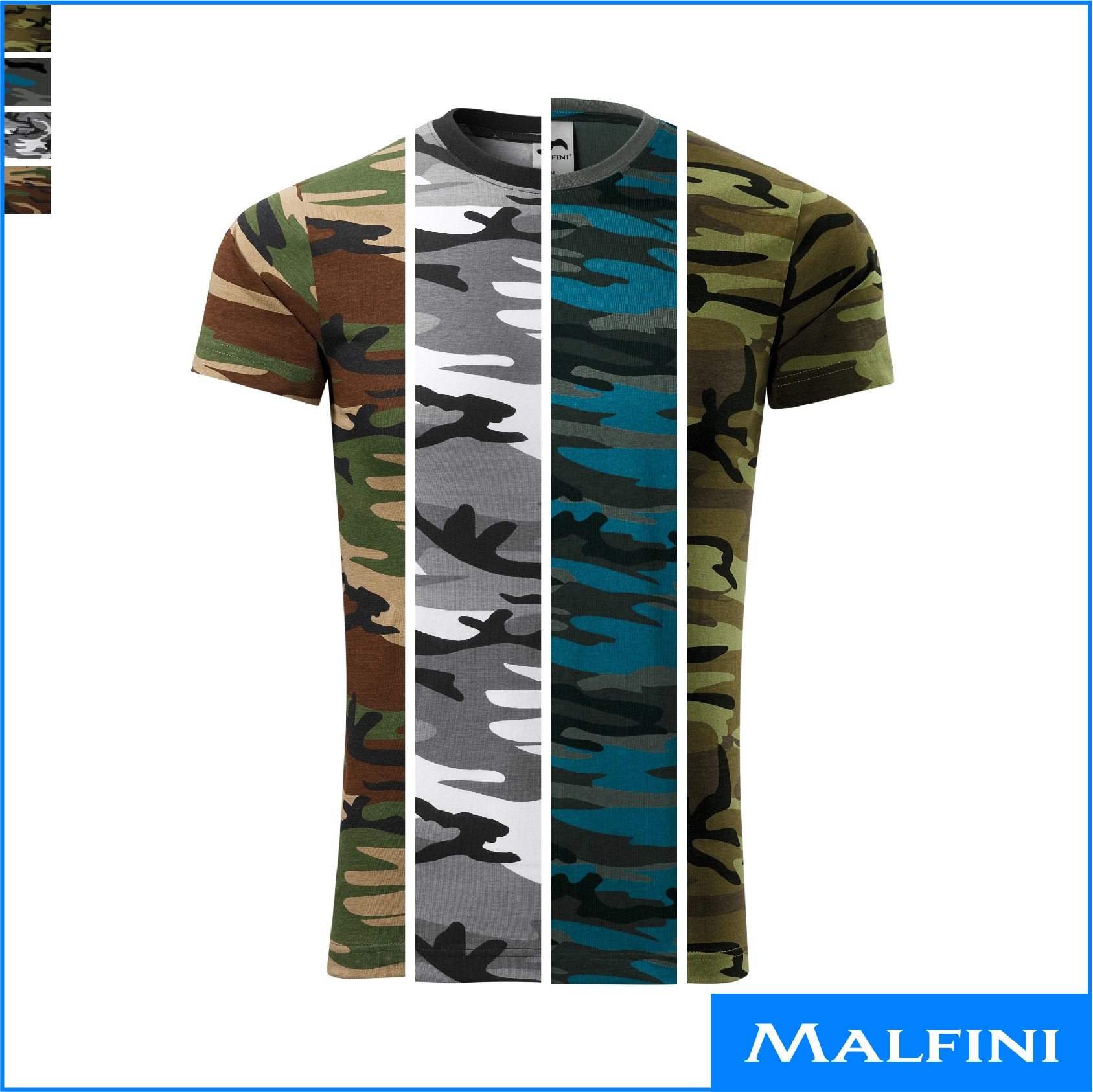 CAMOUFLAGE unisex puuvillane camo t-särk
