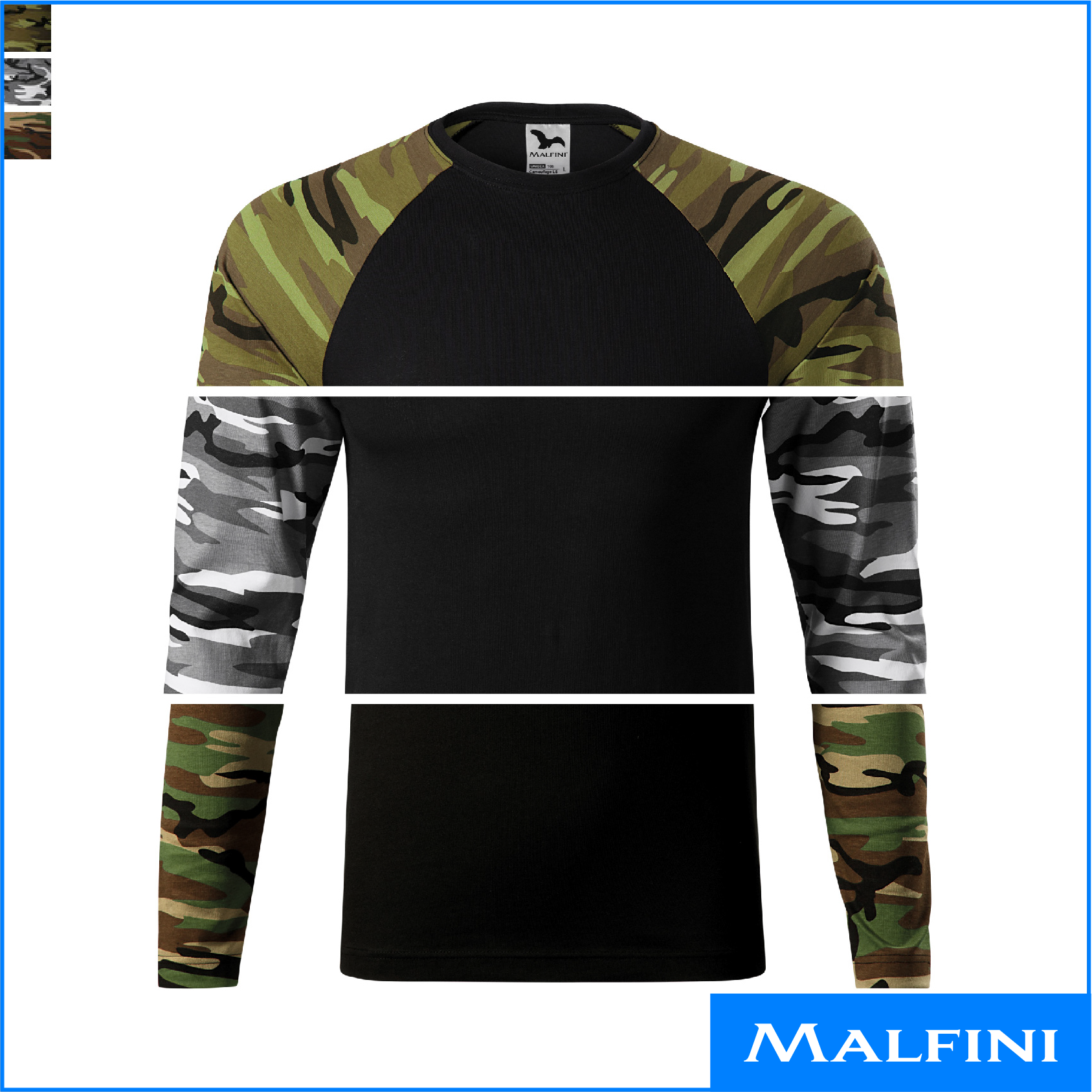 CAMOUFLAGE LS unisex pikkade varrukatega camo särk