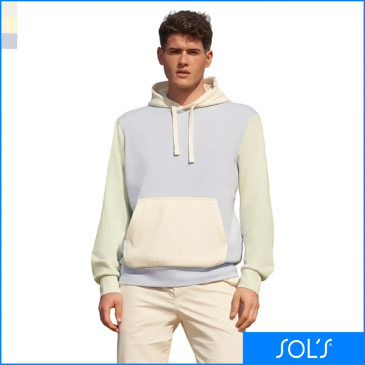 COLLINS kolmevärviline erilaadne pusa