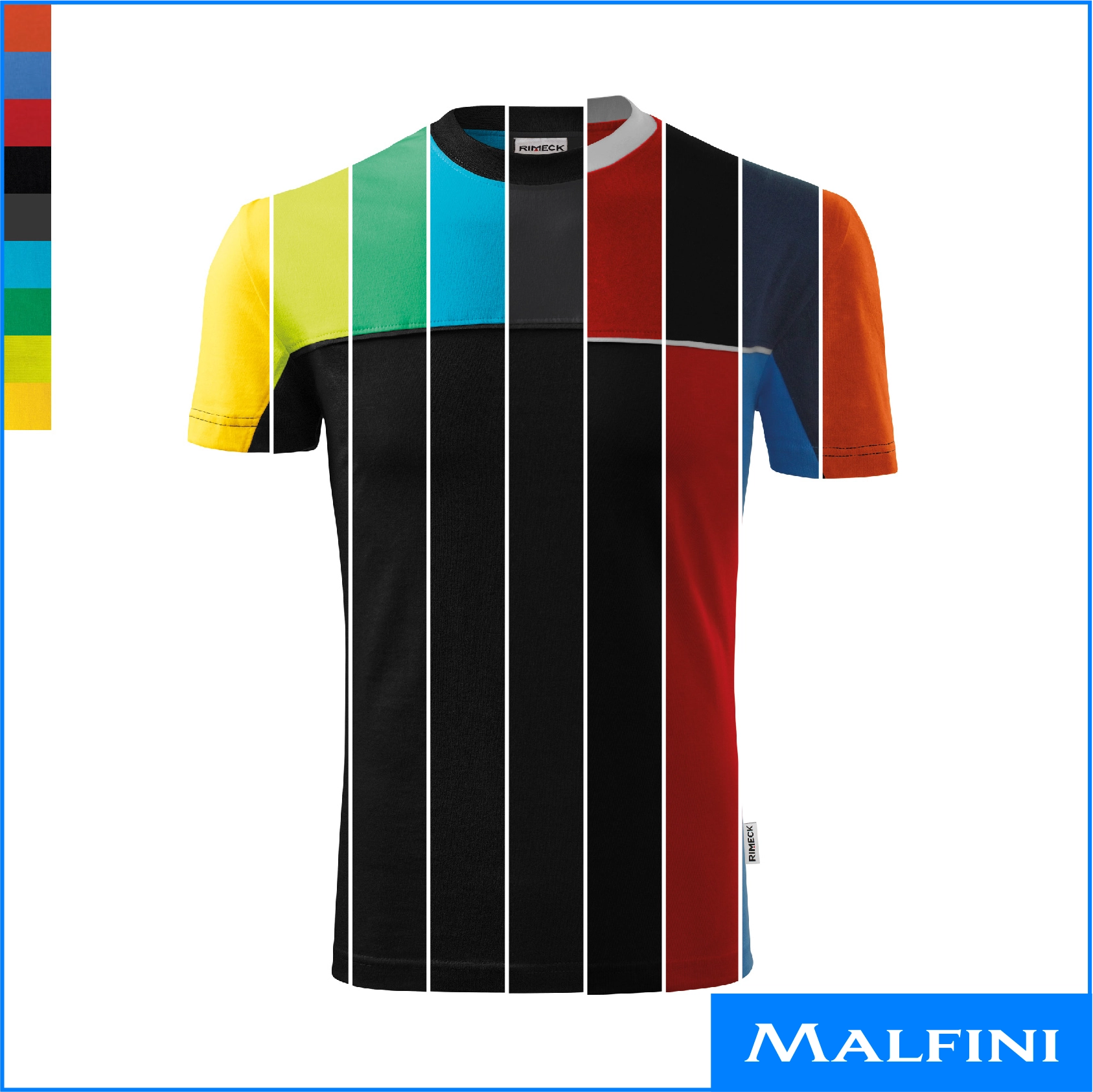 COLORMIX unisex mitmevärviline t-särk