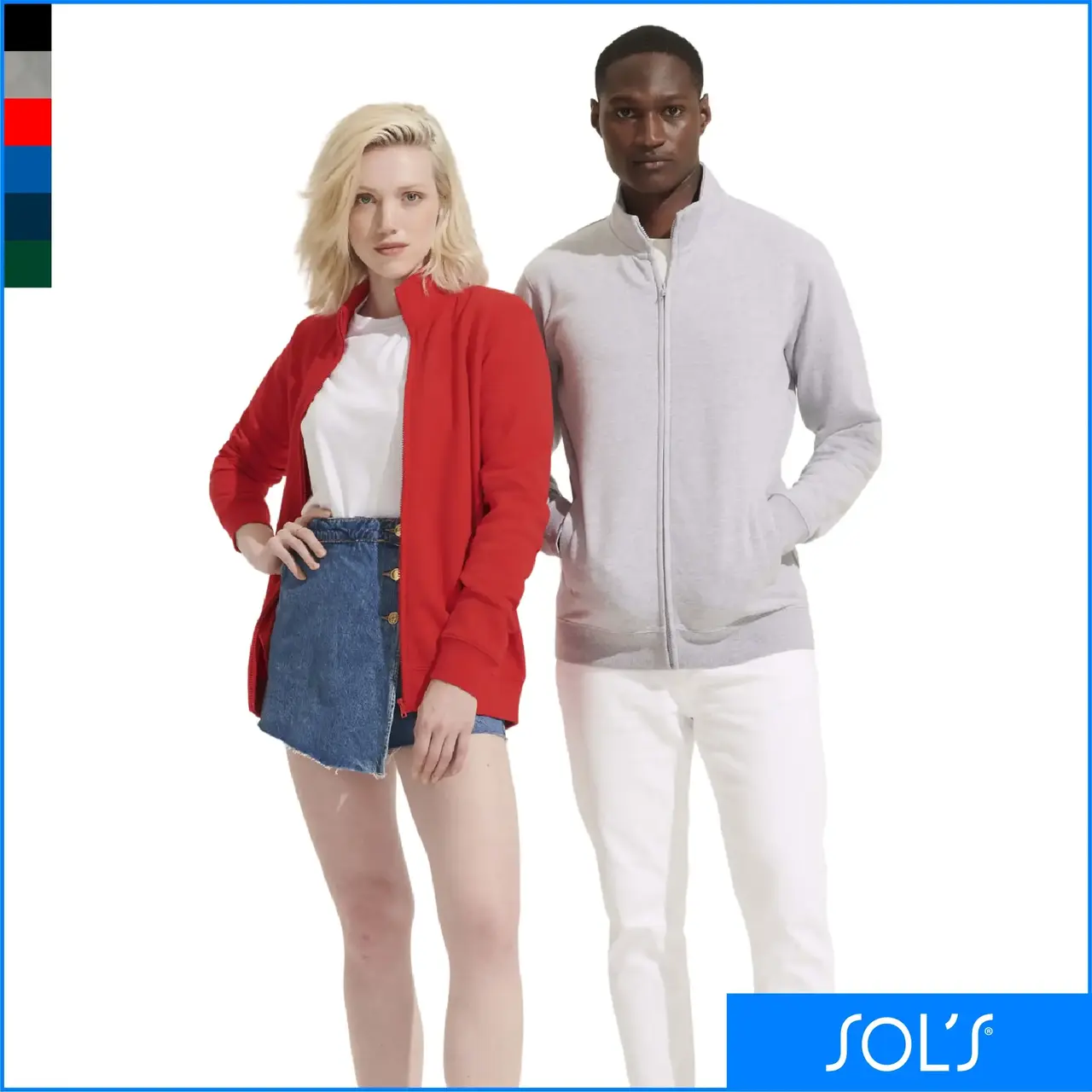 COOPER pika tõmbluku ja kõrge kaelusega pusa