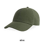 FRASER orgaanilisest kangast klassikaline nokamüts, oliiviroheline