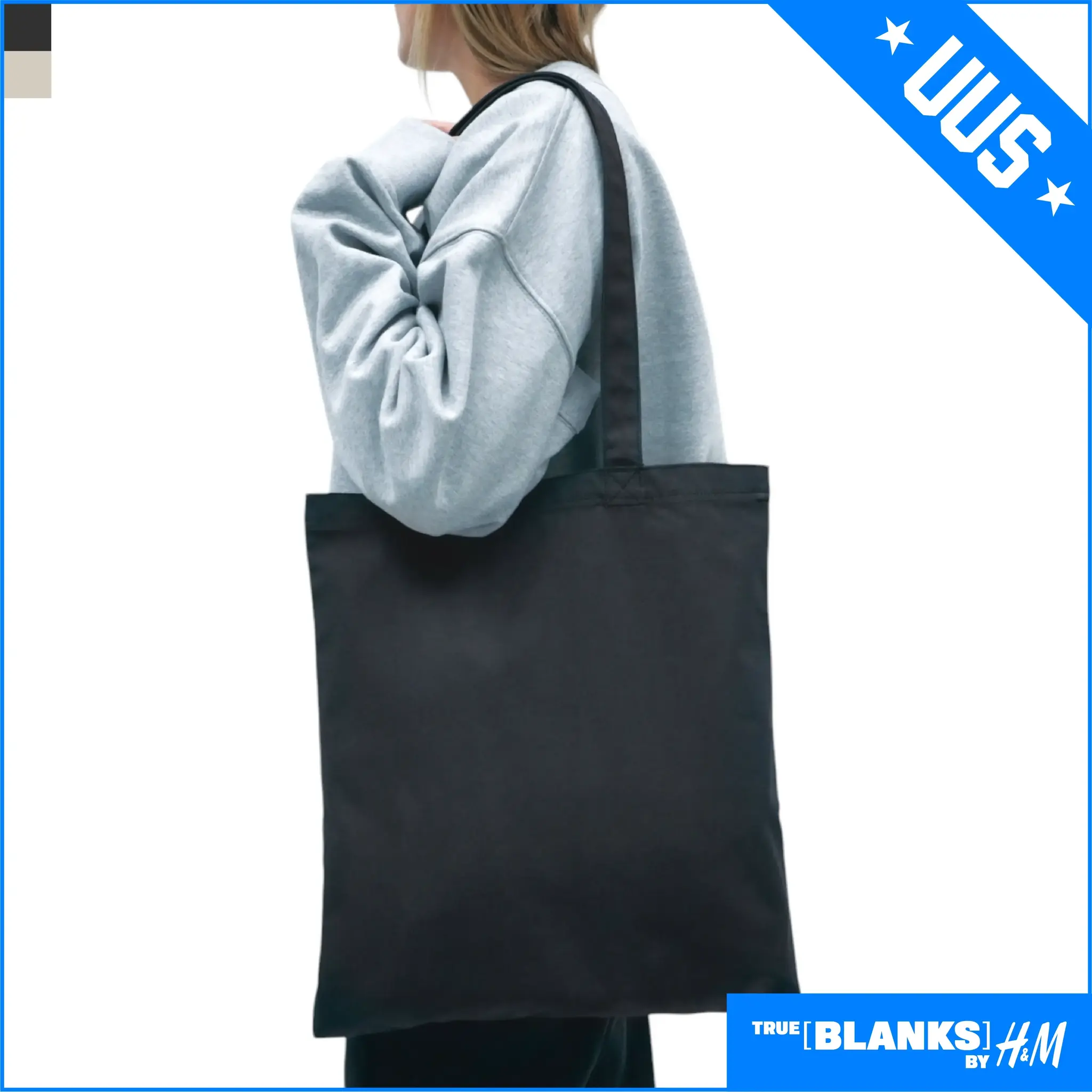 HM6491 orgaanilisest puuvillast H&M-i tote bag