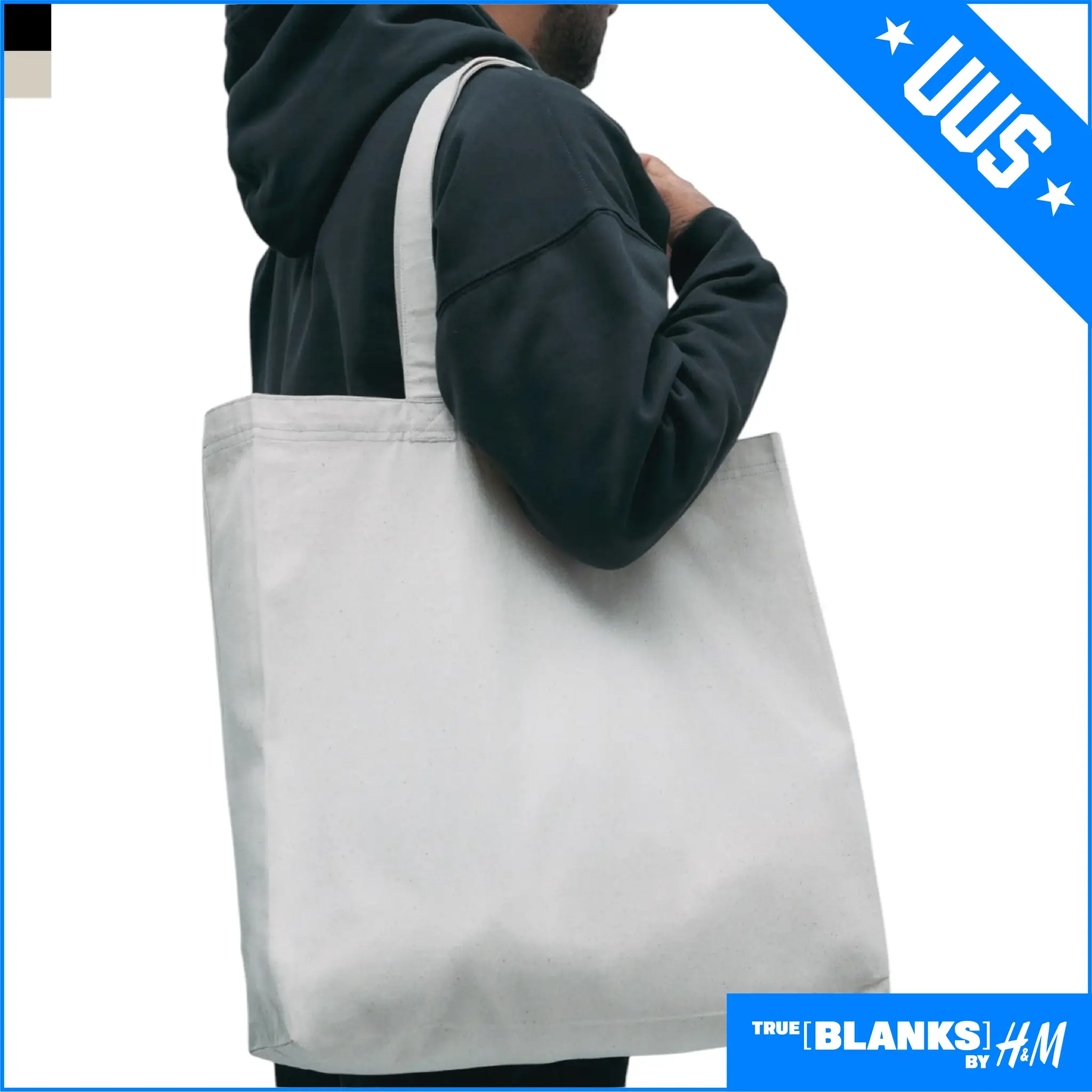 HM6493 orgaanilisest puuvillast H&M-i tote bag