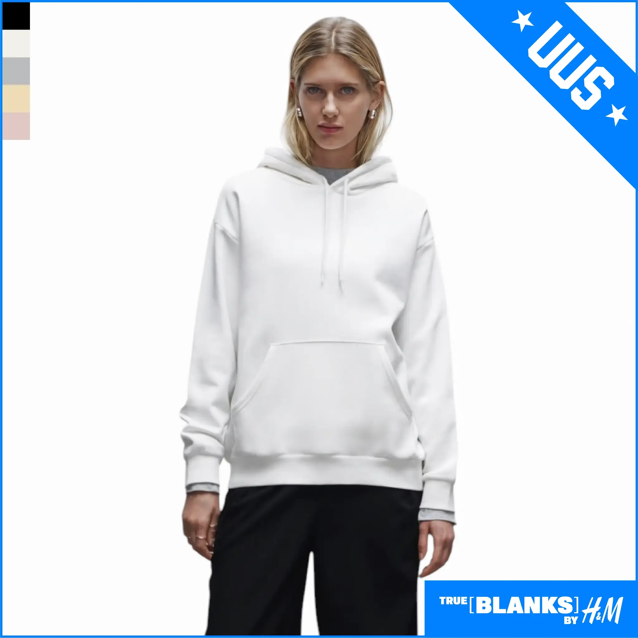 HM8356 H&M-i kapuutsi ja taskuga pusa naistele