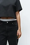 HM8749 H&M&#x27;i orgaanilisest puuvillast naiste crop top