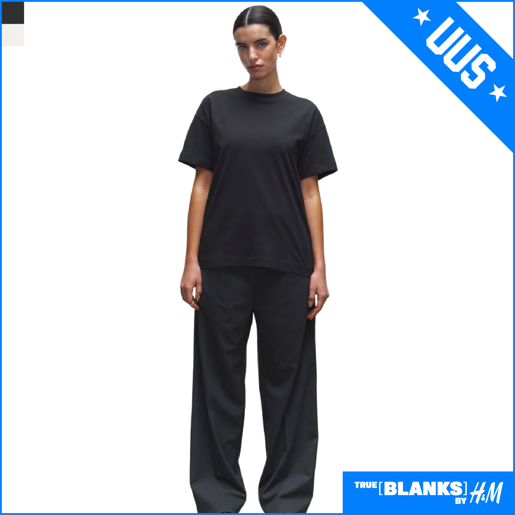 HM8750 H&M'i oversized t-särgi toorik naistele