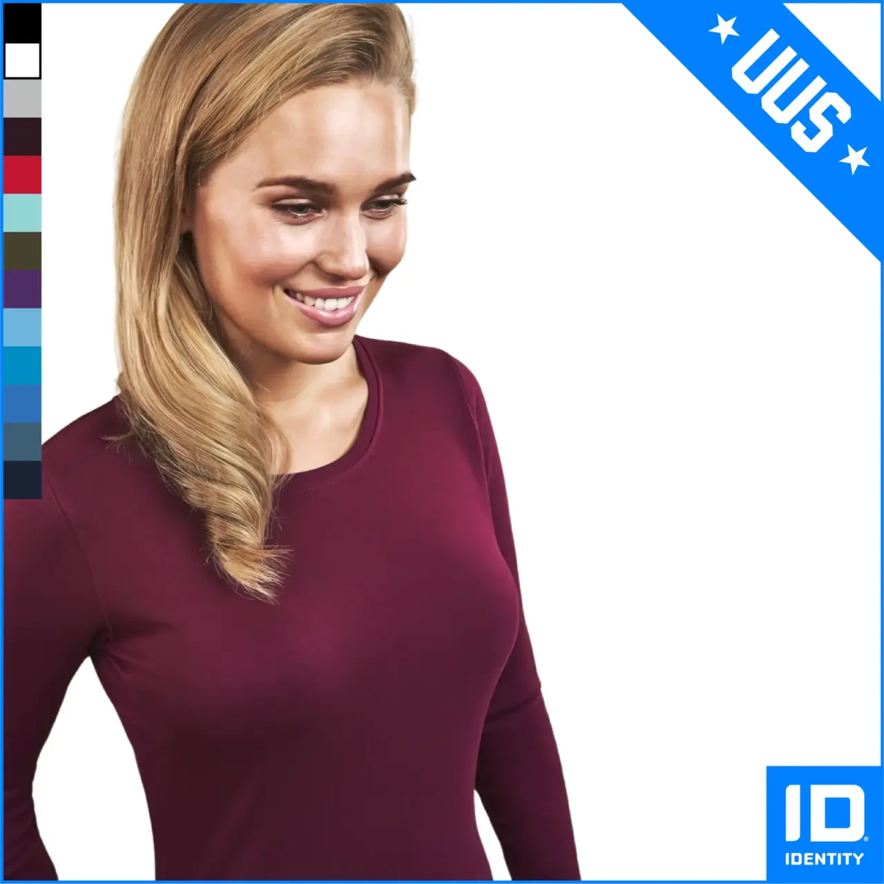 ID0509 naiste pikkade varrukatega interlock särk