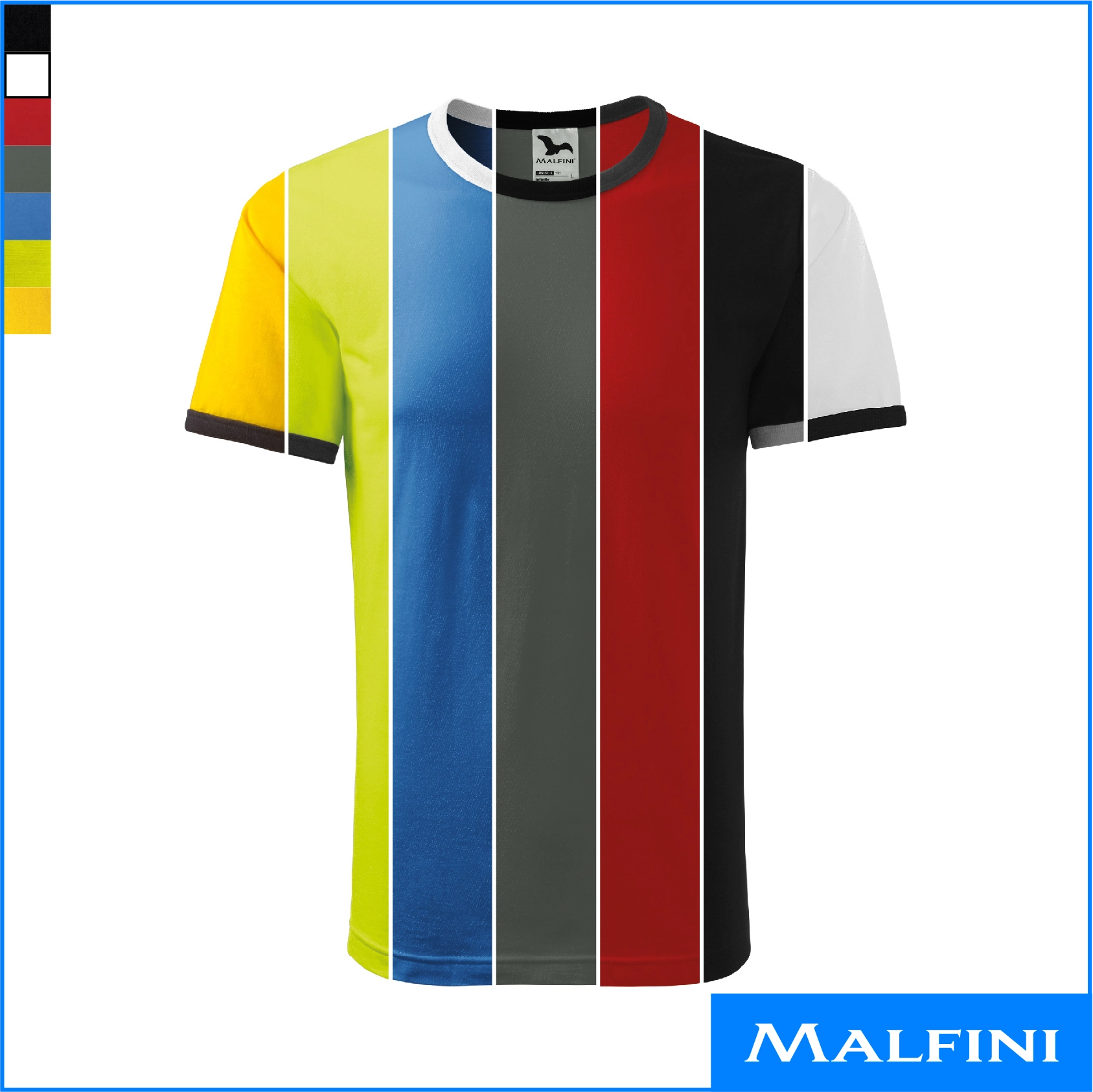 INFINITY unisex mitmevärviline puuvillane t-särk