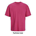 JJ3911 JACK & JONES//PRODUKT oversized unisex t-särk: fuksia