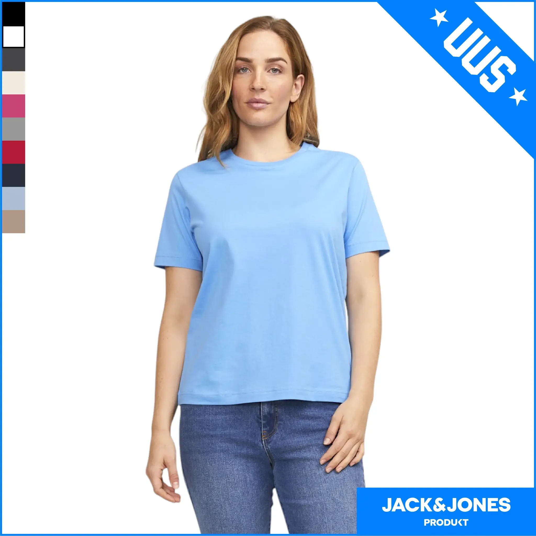 JJ3914 Jack & Jones naiste klassikaline t-särk
