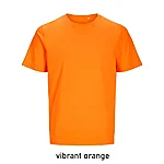 JJ7526 Jack & Jones unisex klassikaline t-särk: oranž