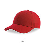 JOSHUA taaskasutatud materjalist nokamüts, punane