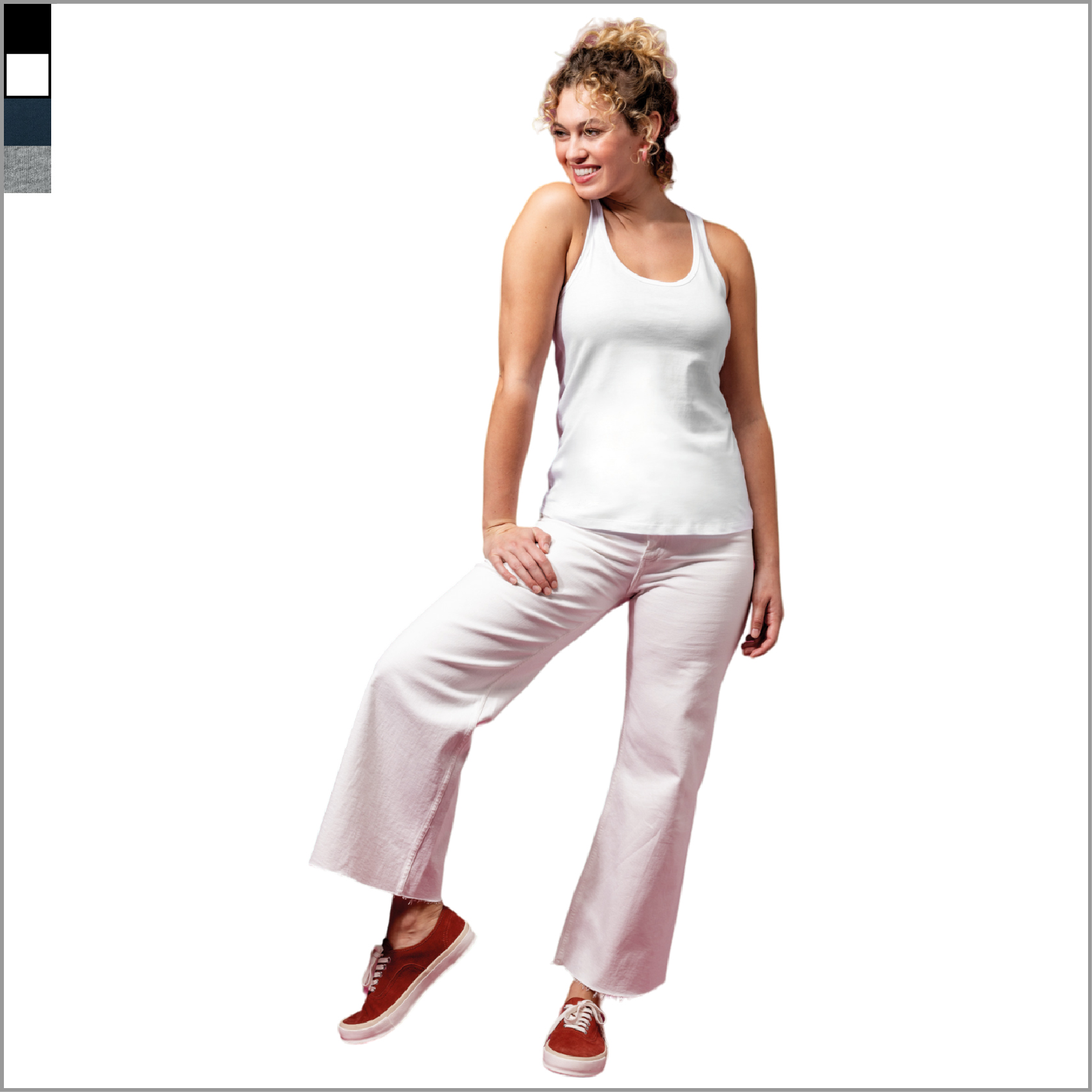 K3024 naiste orgaanilisest puuvillast maika