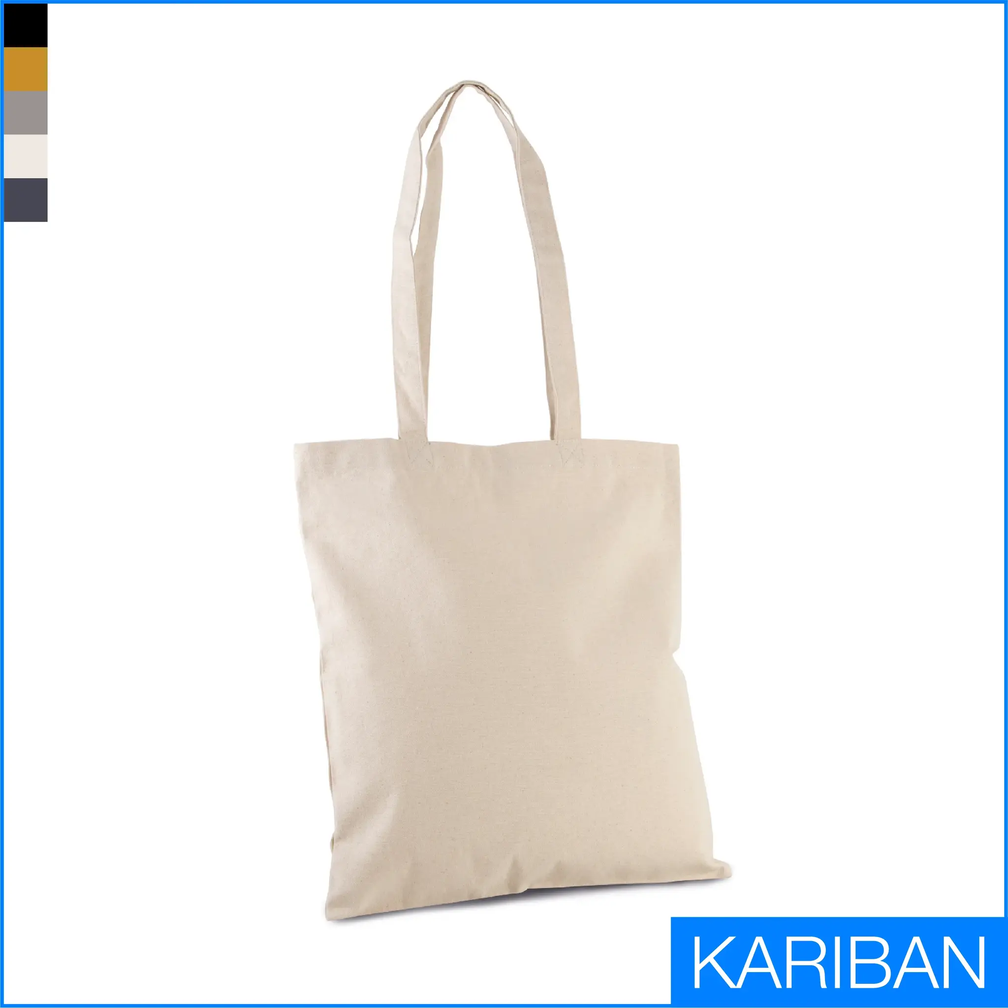 KI0262 orgaanilisest puuvillast tote bag