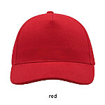 LIBERTY FIVE BUCKLE klassikaline nokamüts, punane