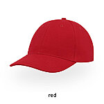 LIBERTY SIX BUCKLE klassikaline nokamüts, punane
