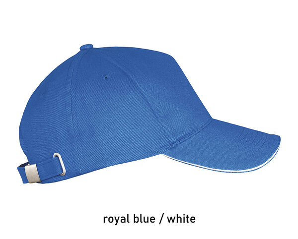 LONG BEACH klassikaline sinine-valge nokamüts