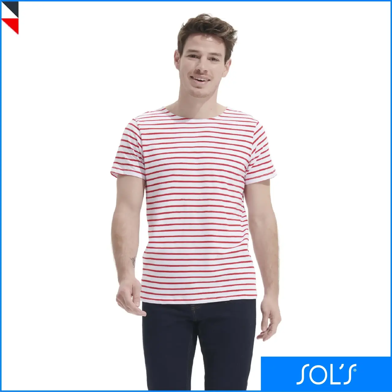 MILES meeste triibuline t-särk