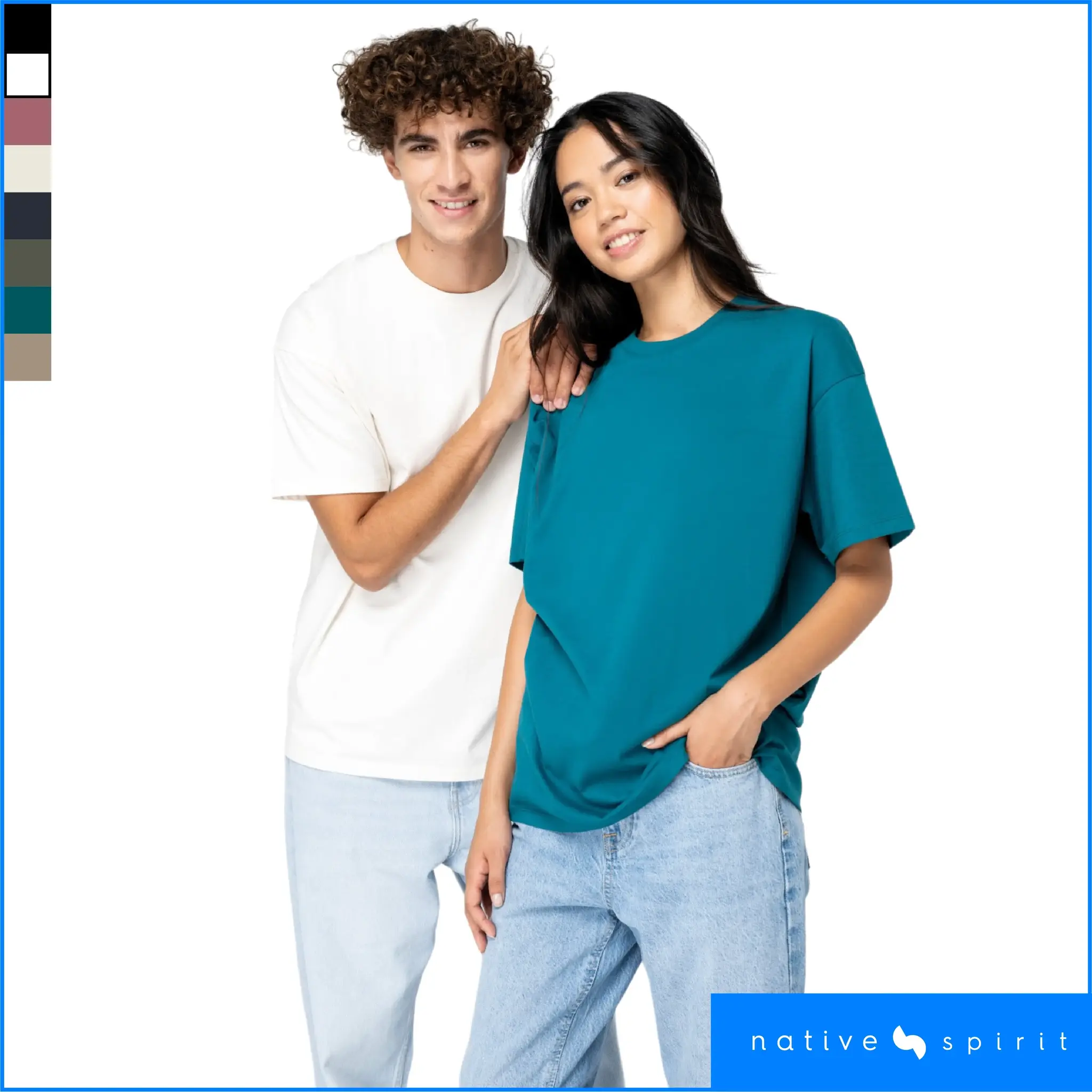 NS330 pikendatud õlajoonega unisex t-särk