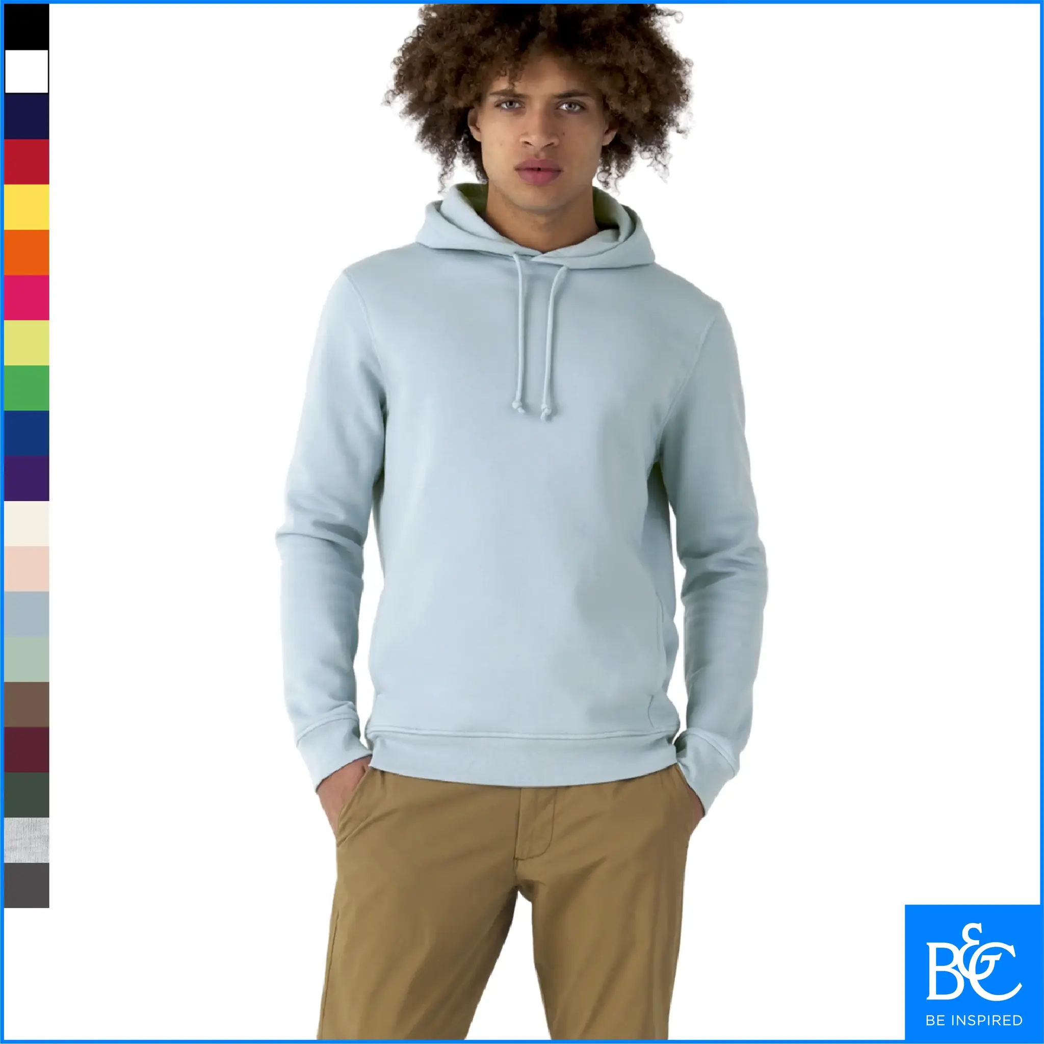 OGRANIC HOODED orgaanilisest puuvillast pusa