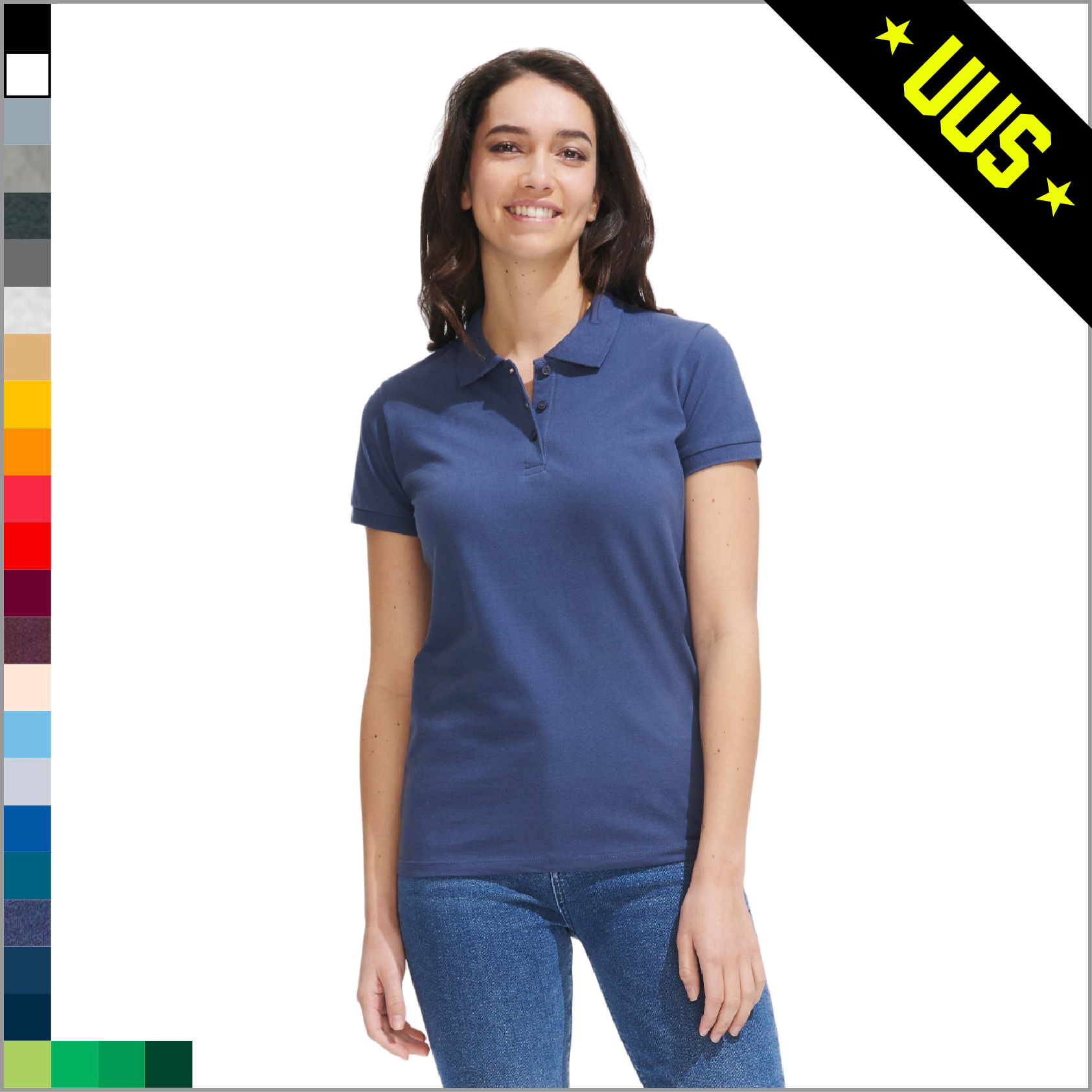 PERFECT W klassikaline polosärk naistele