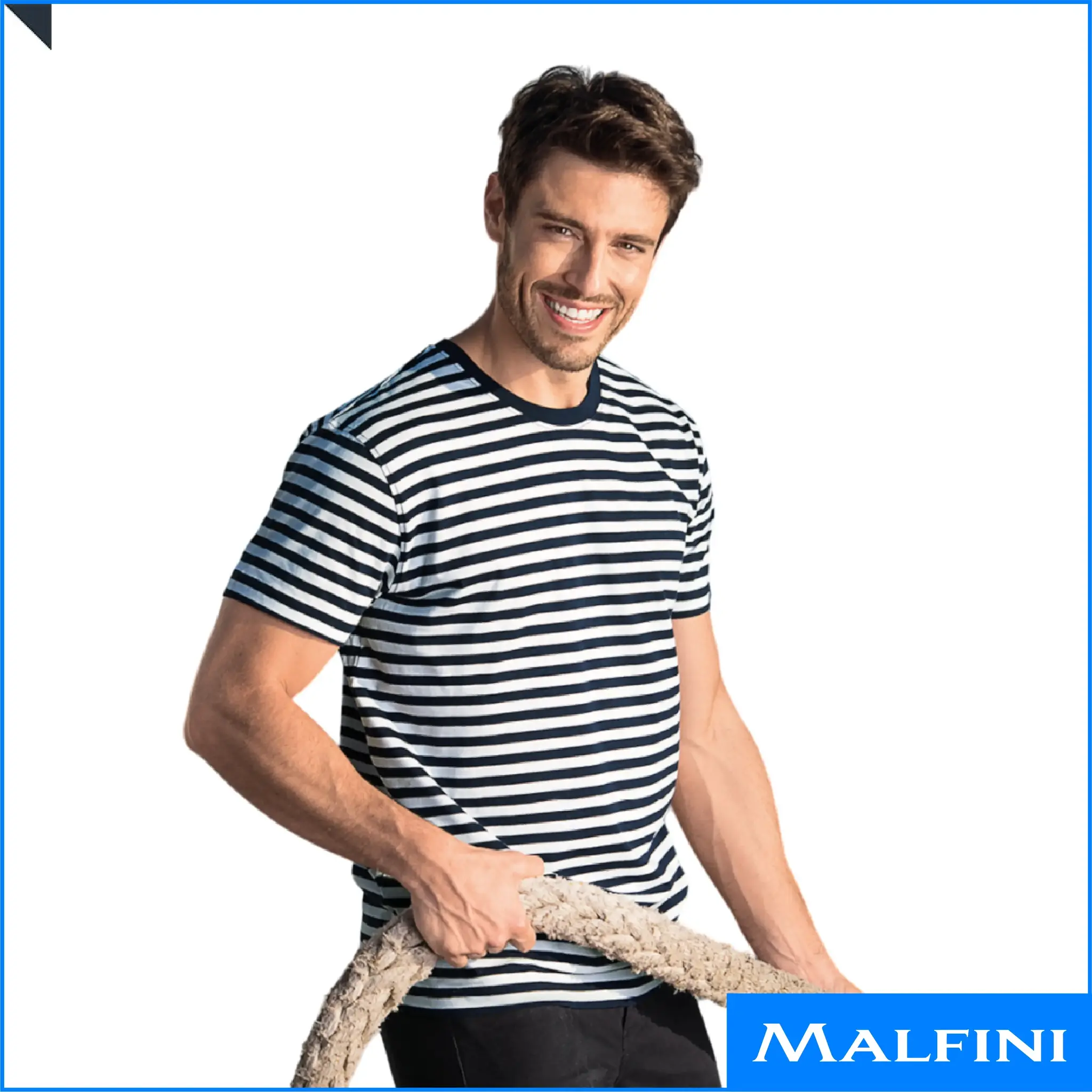 SAILOR unisex puuvillane triibuline t-särk