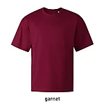 STAGE oversized unisex t-särk: tumepunane