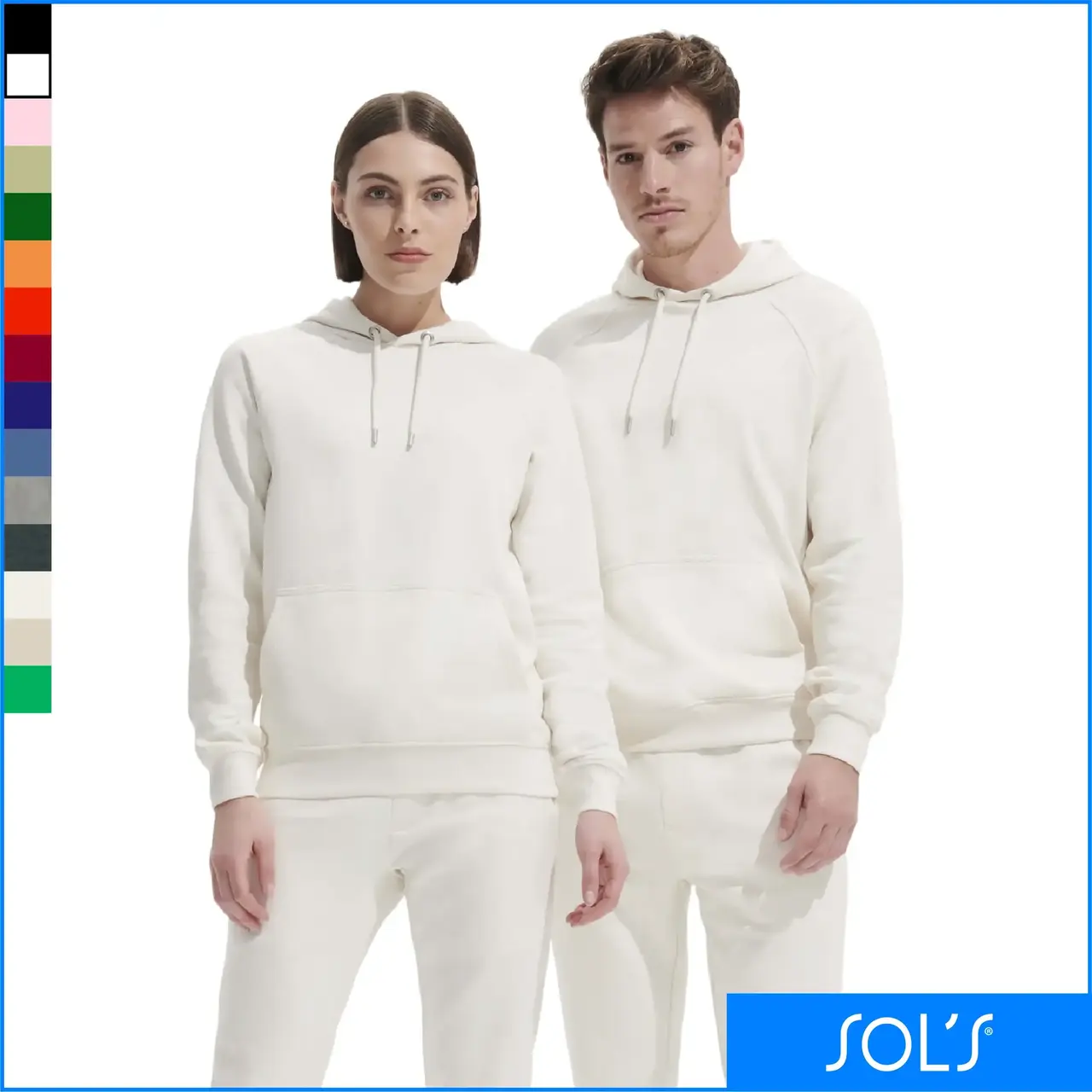 STELLAR loodussõbralik kapuutsiga pusa