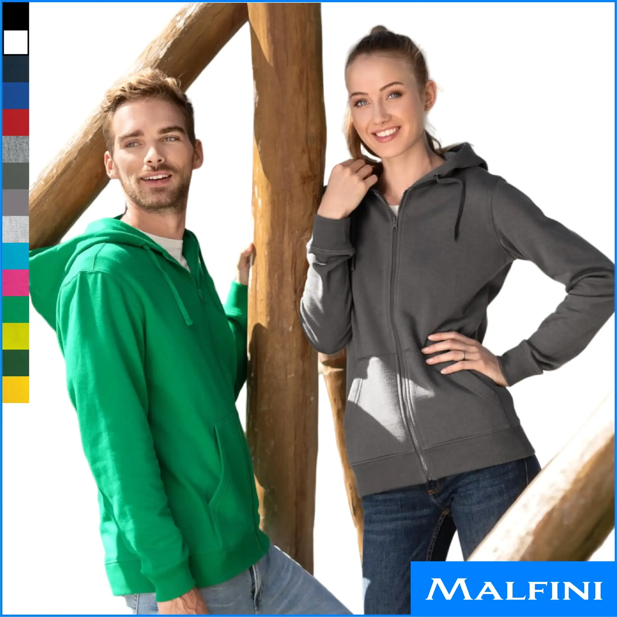 TRENDY ZIPPER W luku ja kapuutsiga naiste pusa