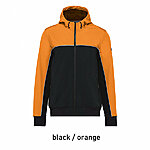WK450 kolmekihiline kvaliteetne softshell, must-oranž