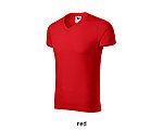 SLIM FIT V-NECK meeste v-kaelusega fit punane särk