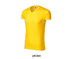 SLIM FIT V-NECK meeste v-kaelusega fit kollane särk