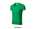 SLIM FIT V-NECK meeste v-kaelusega fit roheline särk