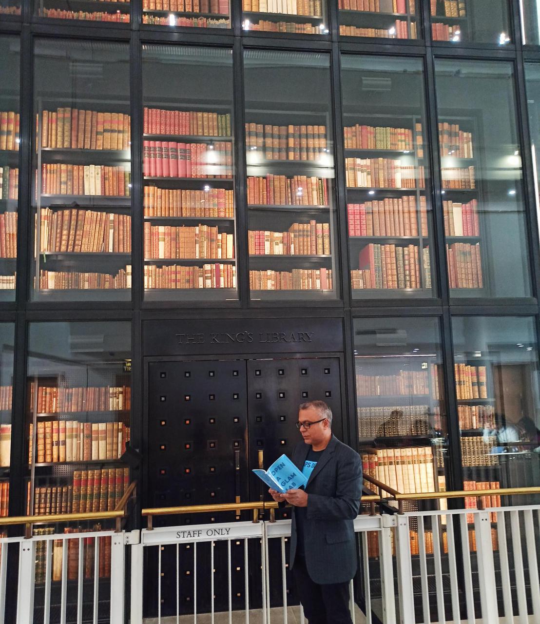 Briti Raamatukogu innovatsioonilabori juhataja Mahendra Mahey. Foto: Ruth Hansford