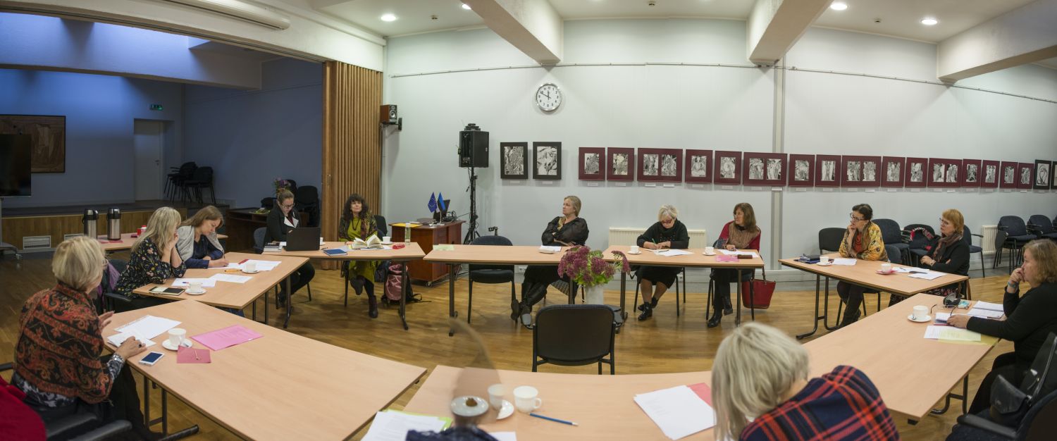 Workshop on Ene Mihkelson. Foto Alar Madisson, Estonian Literary Museum