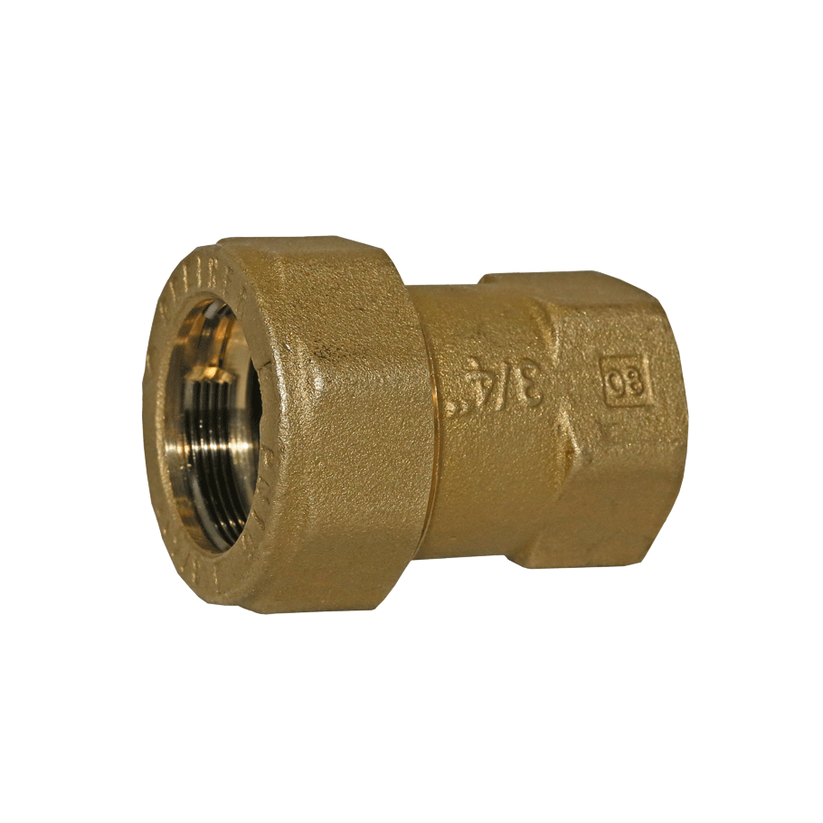 Brass fittings for steel pipe with internal thread (FF) — Biston
