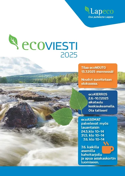 ecoVIESTI 2025 -lehden kansikuva.