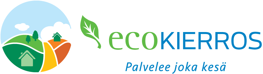 ecoKIERROS -palvelun logo.