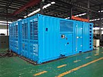 optional 260 kVa container installed diesel generator
