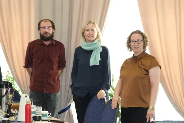 Joosep Susi, Eneken Laanes, Aija Sakova Imavere Rahvamajas, 19.09.2025. . Järva vald