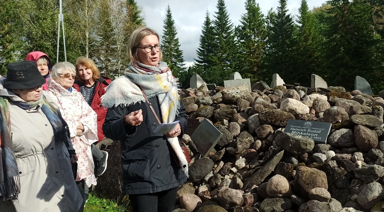 Lilli Luuk Pilistvere kivikanguris, 19.09.2025. Foto: Aija Sakova