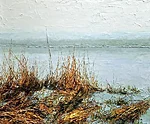&quot;Silence. Fog&quot;. 2025. Oil on canvas. 100x120 cm. Private collection 