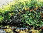 &quot;River Side. Reflection&quot;. 2024. Oil on canvas. 70x90 cm. Private collection