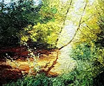 &quot;Contrasts. Valgejõgi&quot;. 2025. Oil on canvas. 100x120 cm. Private collection 